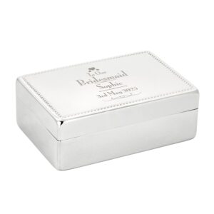 Personalised Decorative Wedding Bridesmaid Jewellery Box: 6 - Jewellery Boxes By Gift Moments