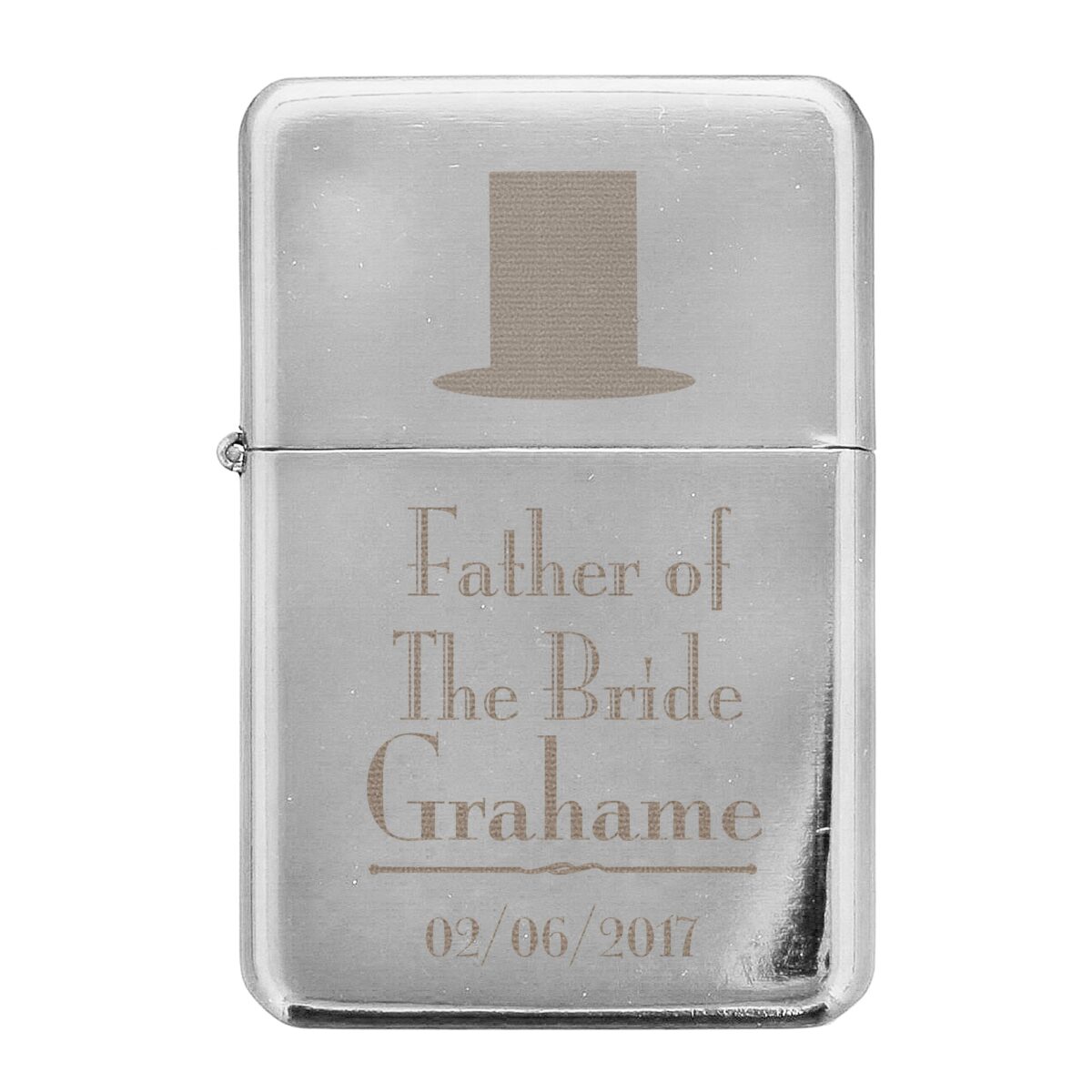 Personalised Decorative Wedding Father of the Bride Lighter: 2 - Smoking Accessories By Gift Moments