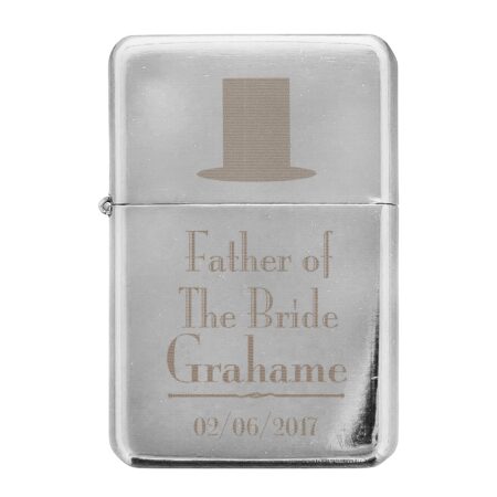 Personalised Decorative Wedding Father of the Bride Lighter: 2 - Smoking Accessories By Gift Moments