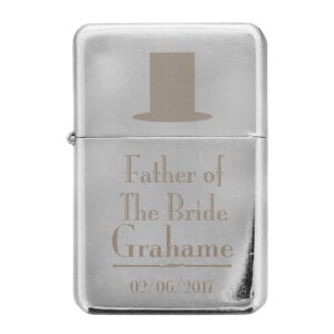 Personalised Decorative Wedding Father of the Bride Lighter: 2 - Smoking Accessories By Gift Moments