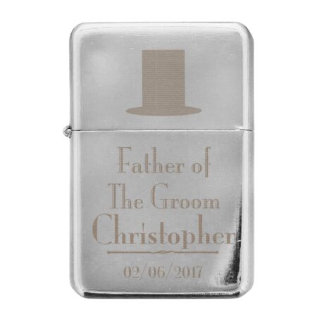 Personalised Decorative Wedding Father of the Groom Lighter: 2 - Smoking Accessories By Gift Moments
