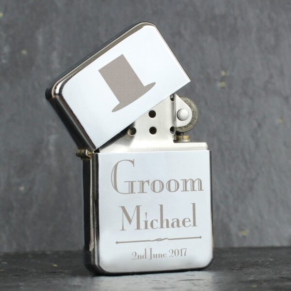 Personalised Decorative Wedding Groom Lighter: 1 - Smoking Accessories By Gift Moments