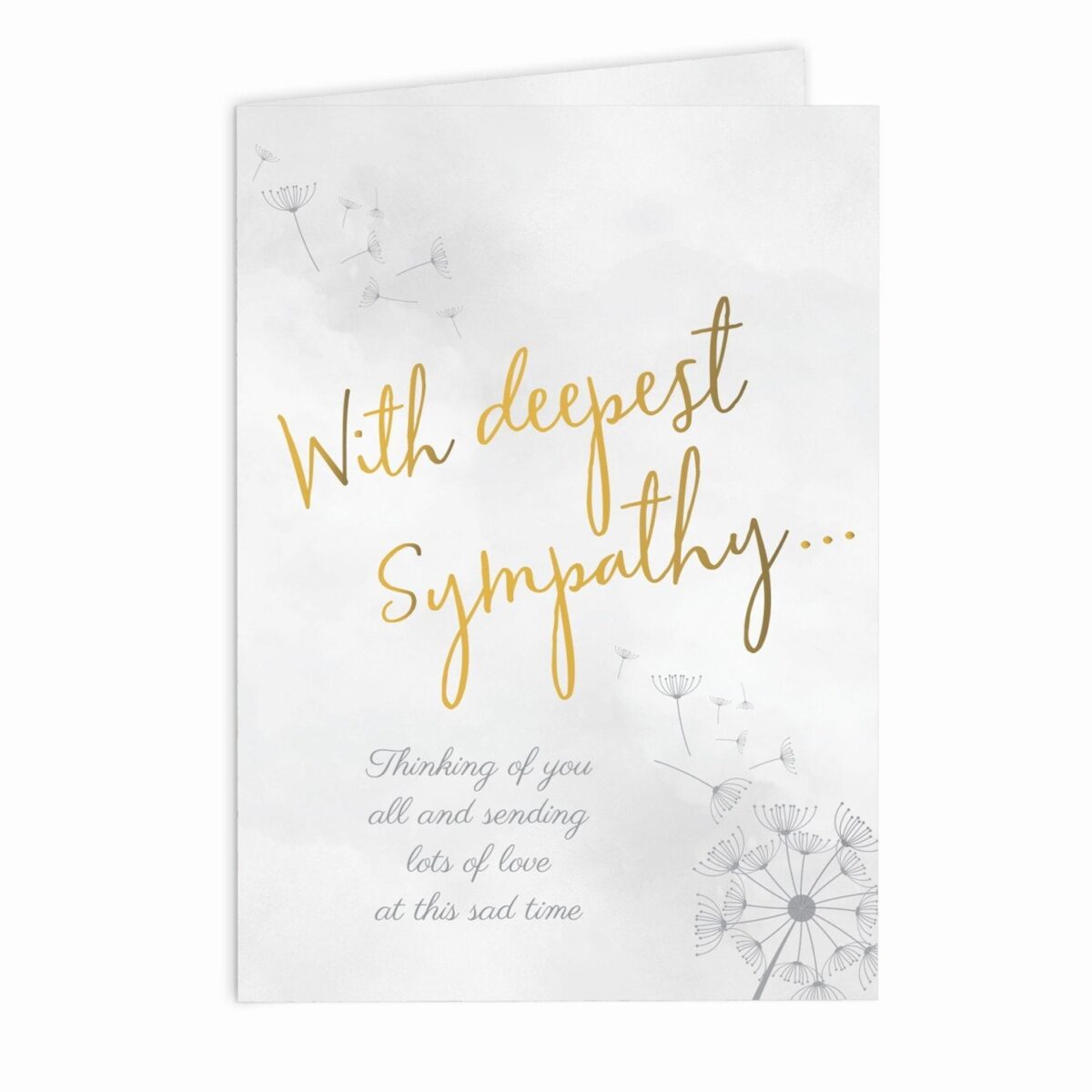Personalised Deepest Sympathy Card: 3 - Greeting Cards By Gift Moments