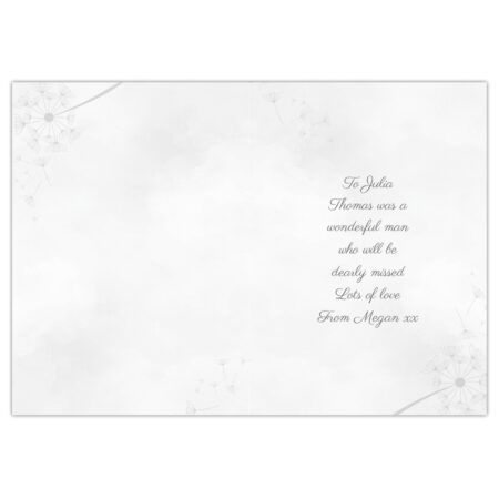 Personalised Deepest Sympathy Card: 4 - Greeting Cards By Gift Moments