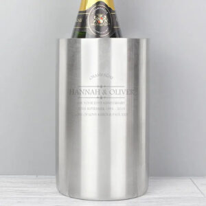 Personalised Diamond Wine Cooler: 2 - Barware By Gift Moments