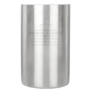 Personalised Diamond Wine Cooler: 3 - Barware By Gift Moments