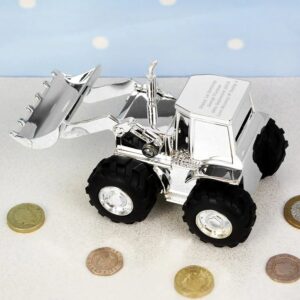 Personalised Digger Money Box: 1 - Money Boxes By Gift Moments