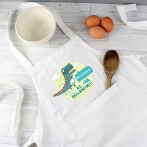 Personalised Dinosaur Childrens Apron: 1 - Aprons By Gift Moments