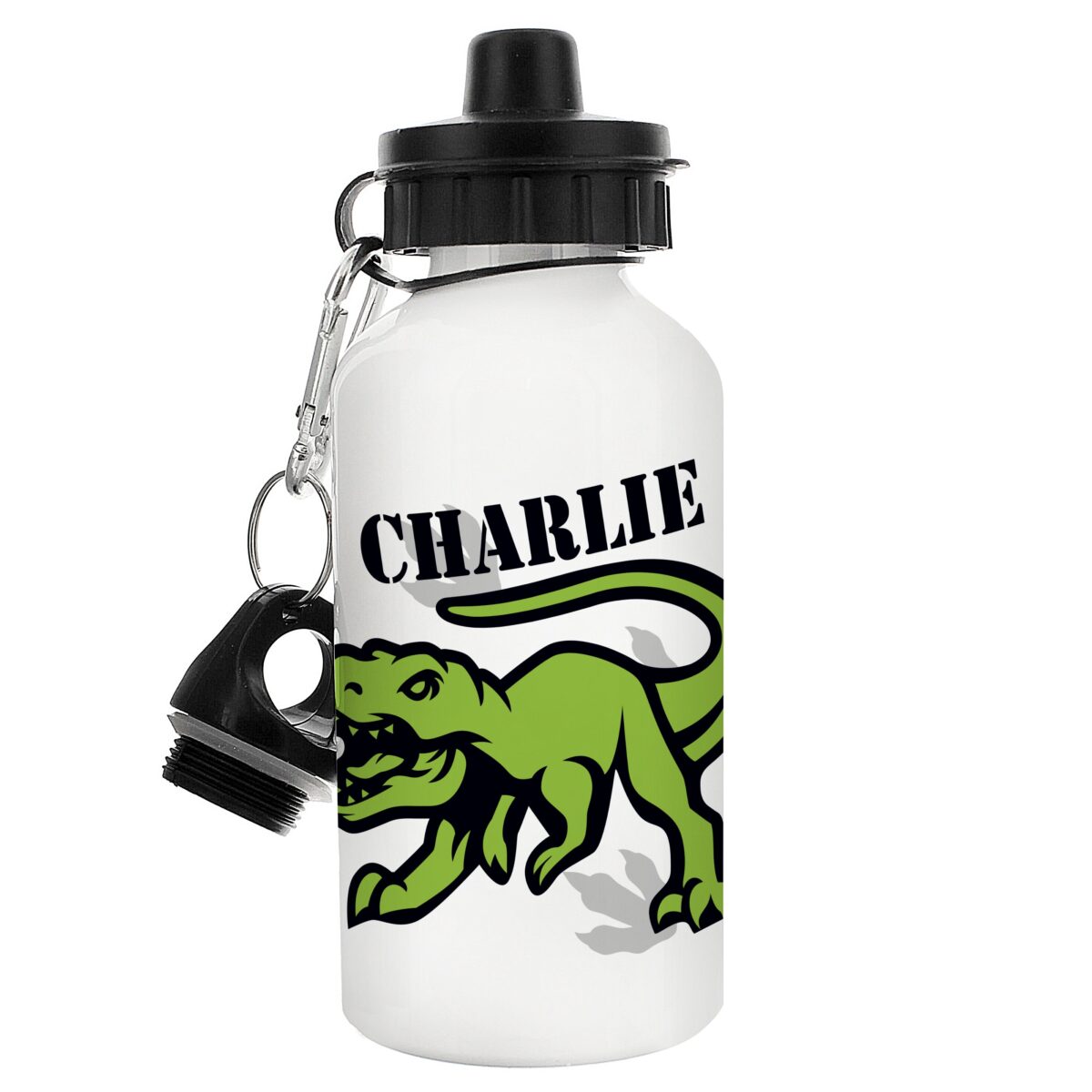 Personalised Dinosaur Drinks Bottle: 5 - Kids Bottles By Gift Moments