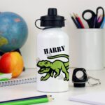 Personalised dinosaur drinks bottle