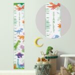 Personalised Dinosaur Height Chart: 1 - Height Charts By Gift Moments