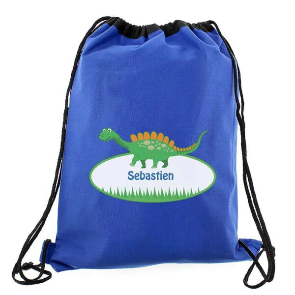 Personalised Dinosaur Kit Bag: 2 - Kids Bags By Gift Moments