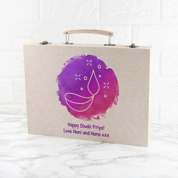 Personalised Diwali Lamp Colouring Set: 1 - Pencil Cases & Sets By Gift Moments