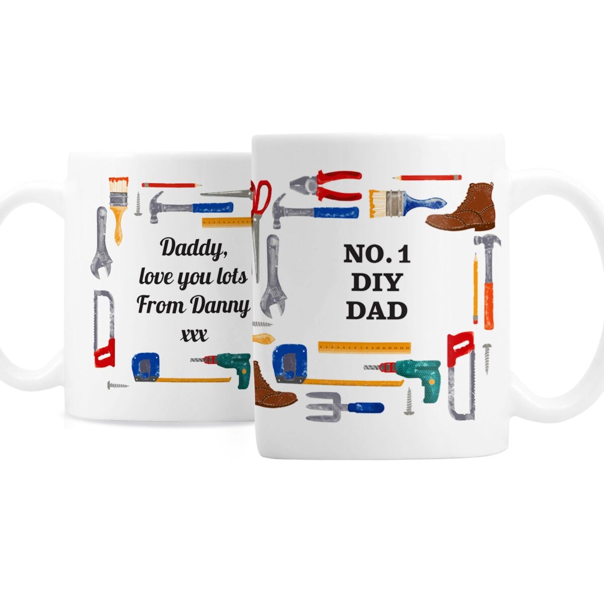 Personalised DIY Man Mug: 4 - Mugs By Gift Moments