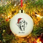 Personalised Dog Breed Christmas Bauble: 1 - Christmas Baubles By Gift Moments