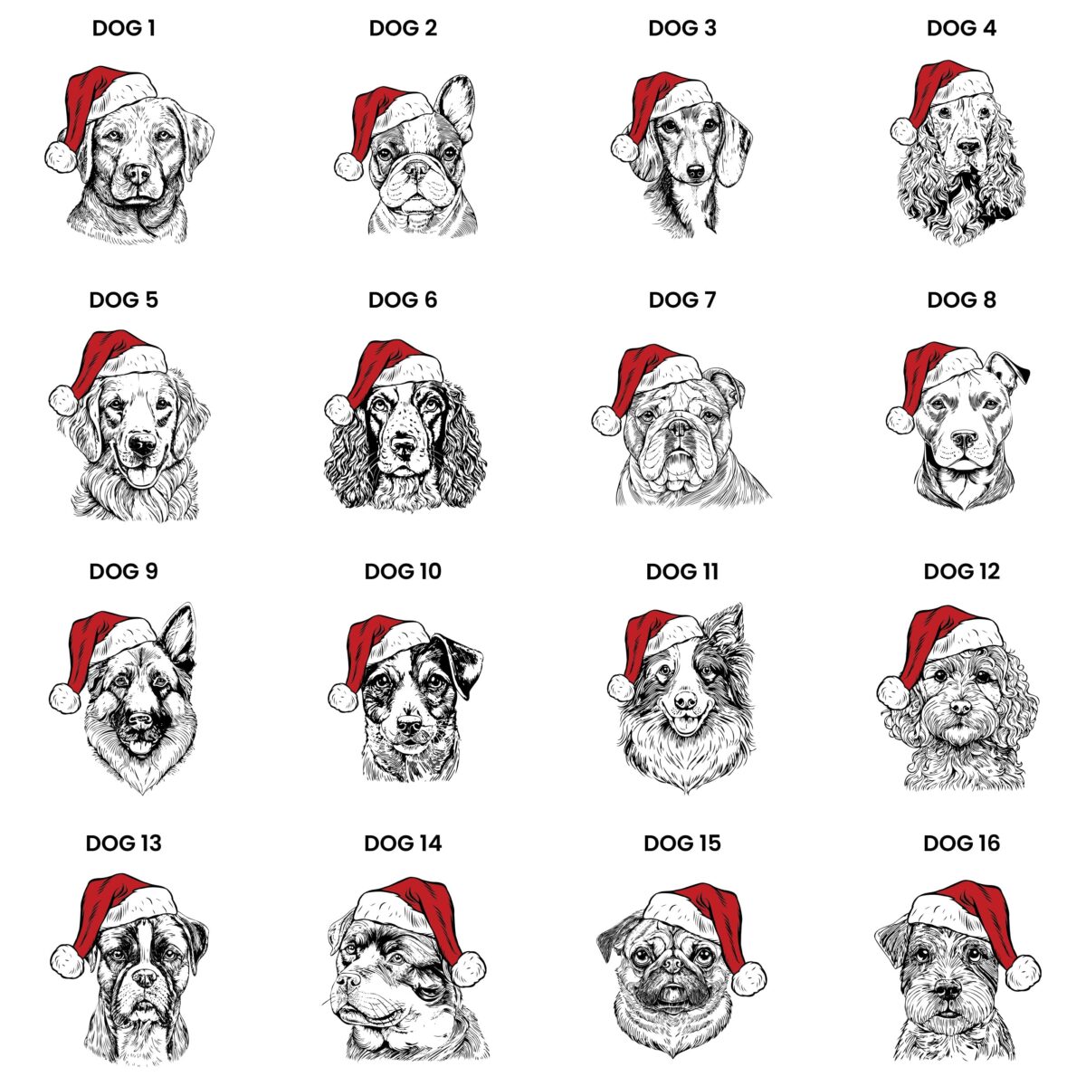 Personalised Dog Breed Christmas Bauble: 5 - Christmas Baubles By Gift Moments