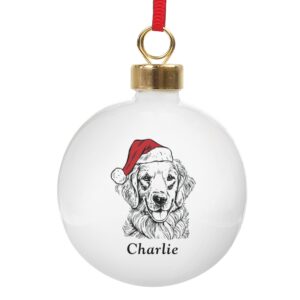 Personalised Dog Breed Christmas Bauble: 8 - Christmas Baubles By Gift Moments