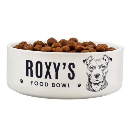 Personalised Dog Breed Feeding Bowl: 5 - Pet Products By Gift Moments