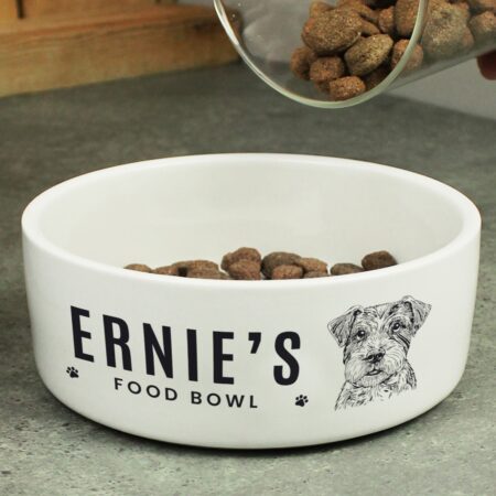 Personalised Dog Breed Feeding Bowl: 1 - Pet Products By Gift Moments