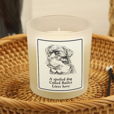 Personalised Dog Breed Jar Candle: 2 - Candles By Gift Moments