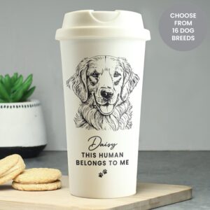 Personalised Dog Breed Travel Cup: 2 - Travel Mugs By Gift Moments