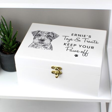 Personalised Dog Breed White Storage Box: 5 - Storage By Gift Moments