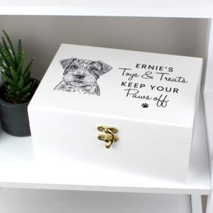 Personalised Dog Breed White Storage Box: 5 - Storage By Gift Moments
