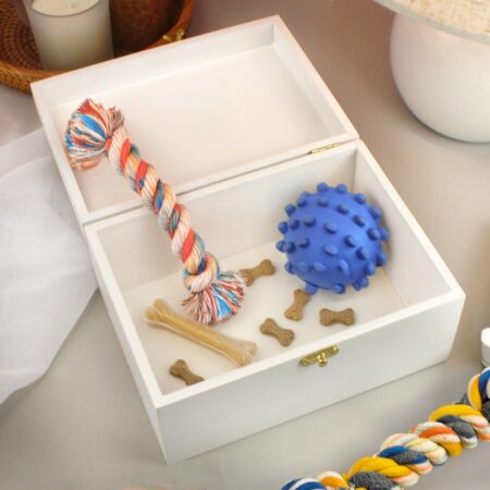 Personalised Dog Breed White Storage Box: 3 - Storage By Gift Moments