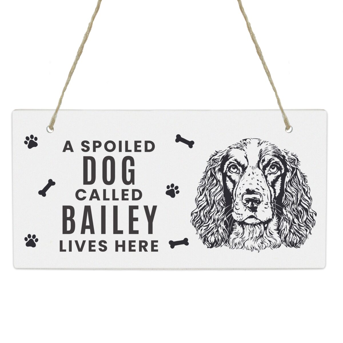 Personalised Dog Breed Wooden Sign: 5 - Signs & Plaques By Gift Moments