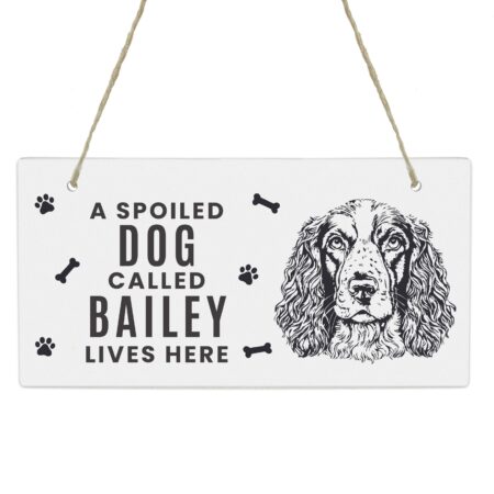 Personalised Dog Breed Wooden Sign: 5 - Signs & Plaques By Gift Moments