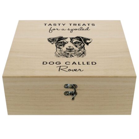 Personalised Dog Breed Wooden Storage Box: 5 - Storage By Gift Moments