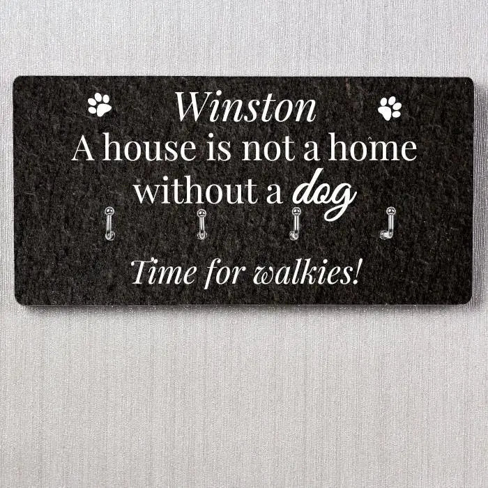 Personalised Dog Lead Hooks: 3 - Signs & Plaques By Gift Moments
