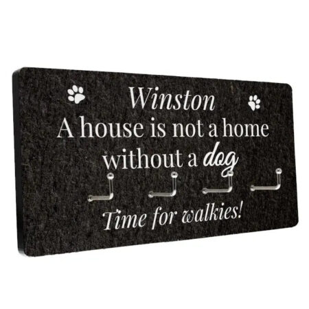 Personalised Dog Lead Hooks: 5 - Signs & Plaques By Gift Moments