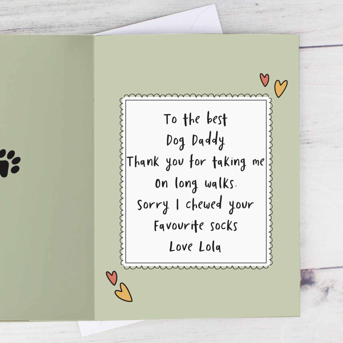 Personalised From the Dog Photo Upload Card: 4 - Greeting Cards By Gift Moments