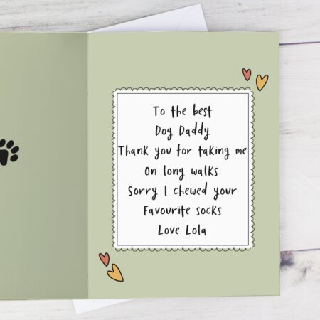 Personalised From the Dog Photo Upload Card: 4 - Greeting Cards By Gift Moments