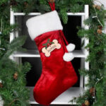 Personalised Dog Treats Luxury Red Stocking: 1 - Christmas Stockings By Gift Moments