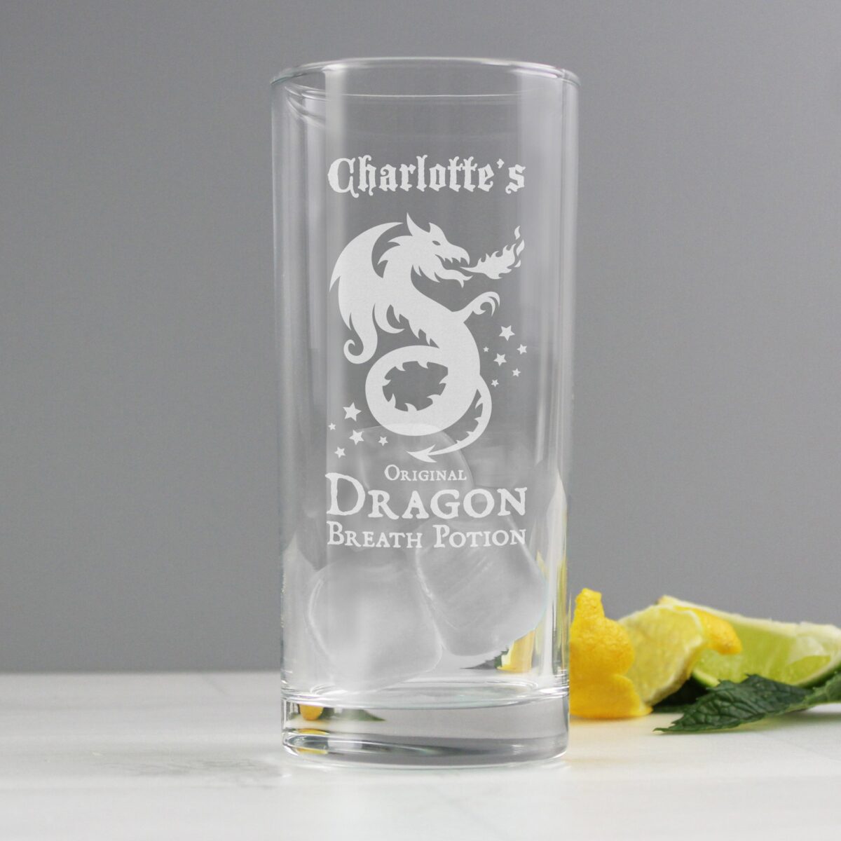 Personalised Dragon Breath Potion Hi Ball Glass: 1 - Highball Glasses By Gift Moments