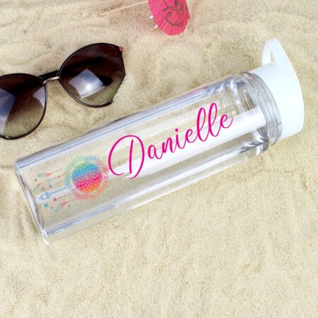 Personalised Dream Catcher Name Only Water Bottle: 1 - Water Bottles By Gift Moments