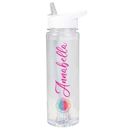 Personalised Dream Catcher Name Only Water Bottle: 2 - Water Bottles By Gift Moments