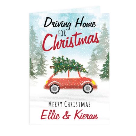 Personalised ’Driving Home For Christmas’’ Card: 3 - Greeting Cards By Gift Moments