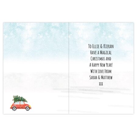 Personalised ’Driving Home For Christmas’’ Card: 4 - Greeting Cards By Gift Moments