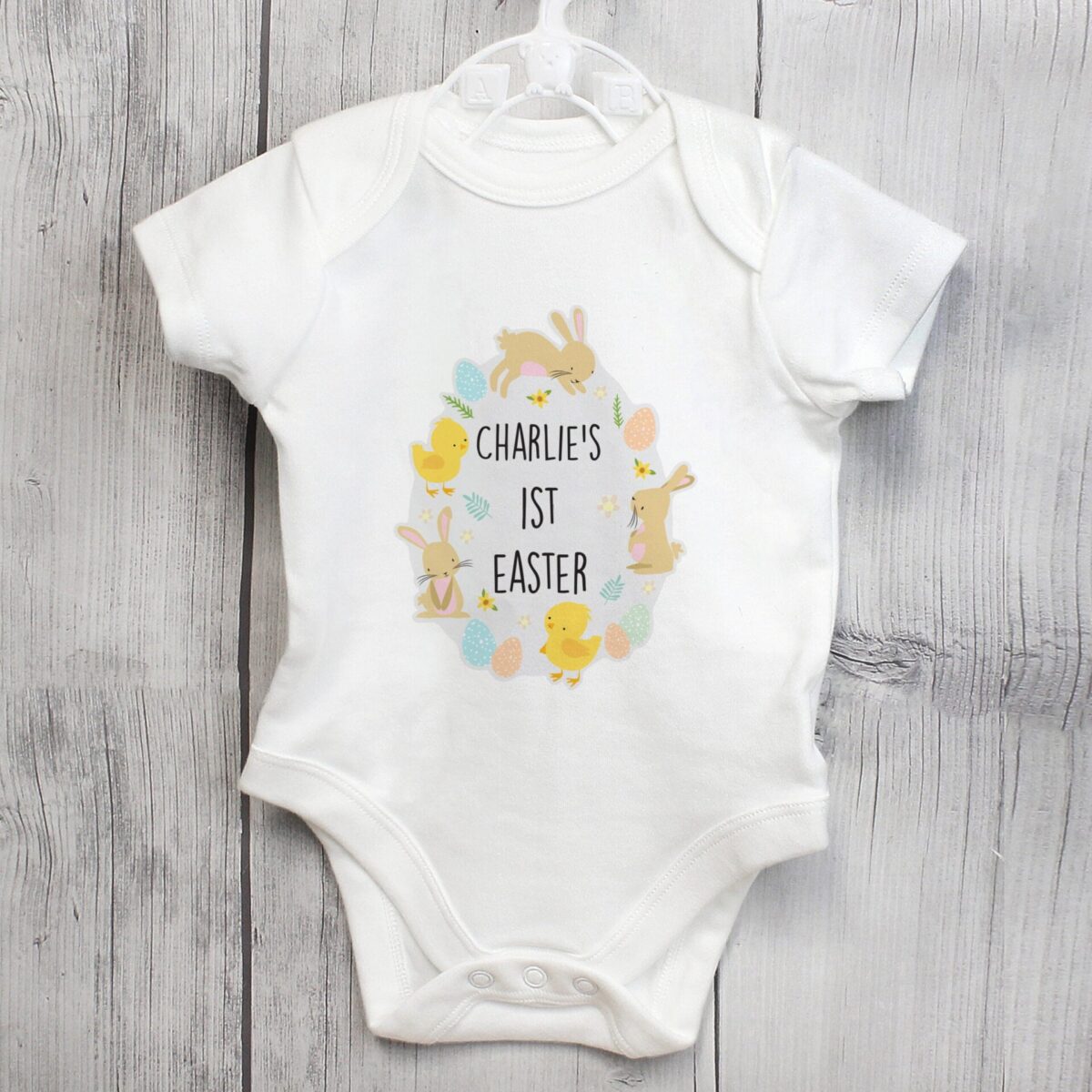 Personalised Easter Baby Vest: 1 - Baby Clothing By Gift Moments