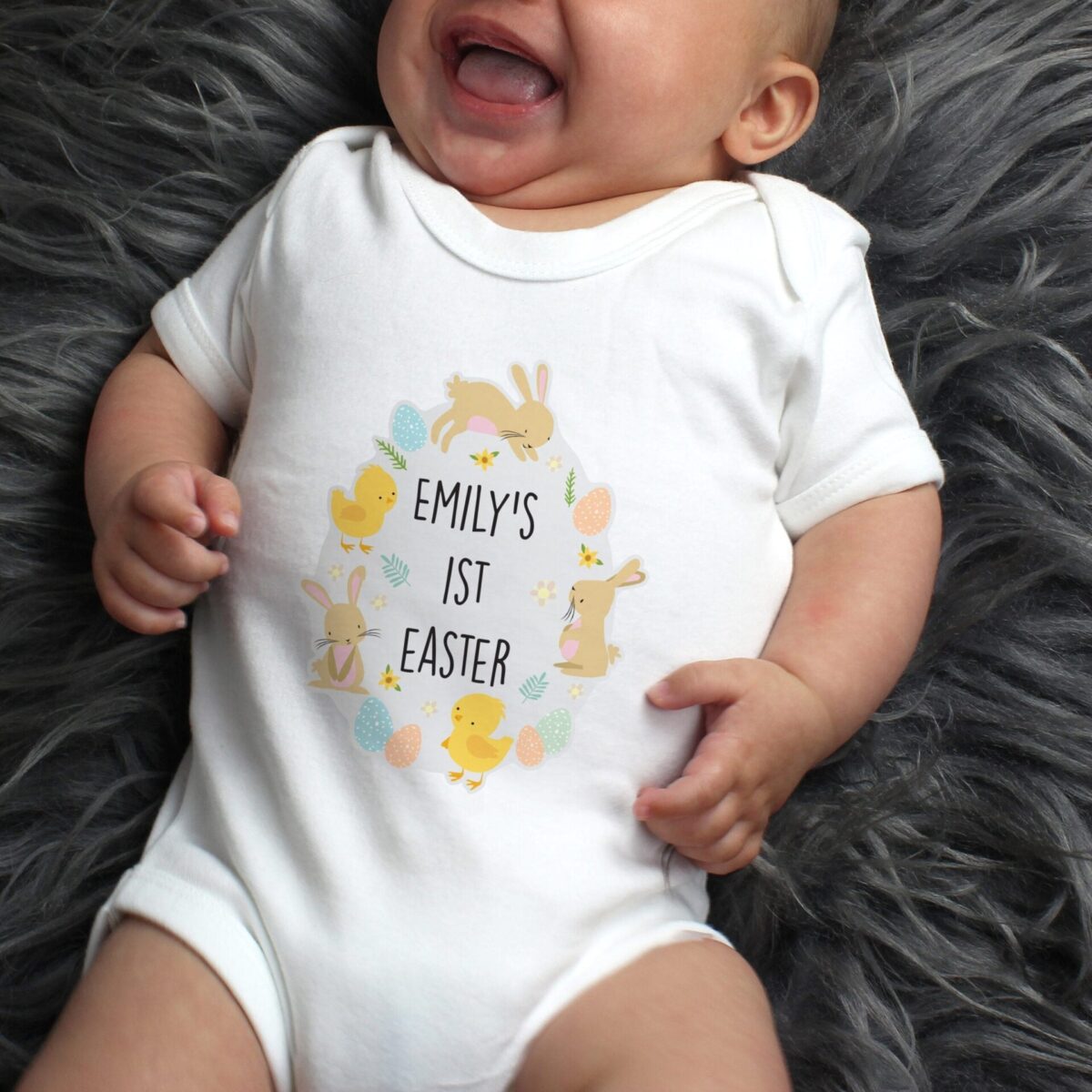 Personalised Easter Baby Vest: 2 - Baby Clothing By Gift Moments