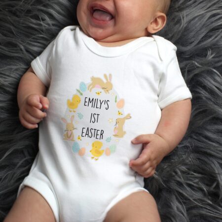 Personalised Easter Baby Vest: 2 - Baby Clothing By Gift Moments