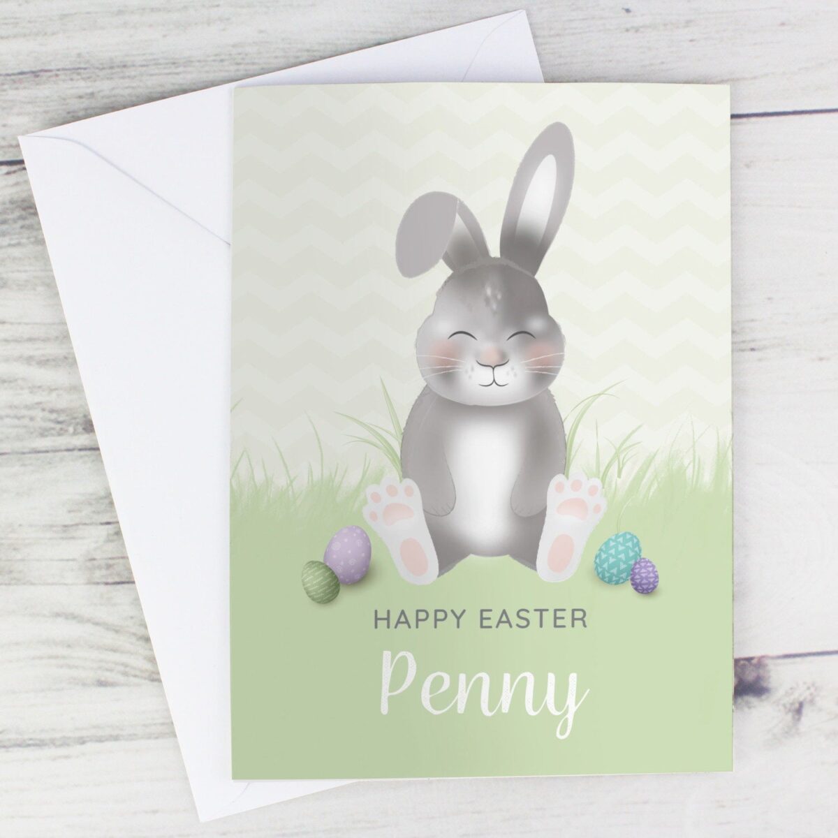 Personalised Easter Bunny Card: 1 - Greeting Cards By Gift Moments