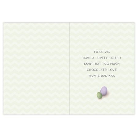 Personalised Easter Bunny Card: 4 - Greeting Cards By Gift Moments