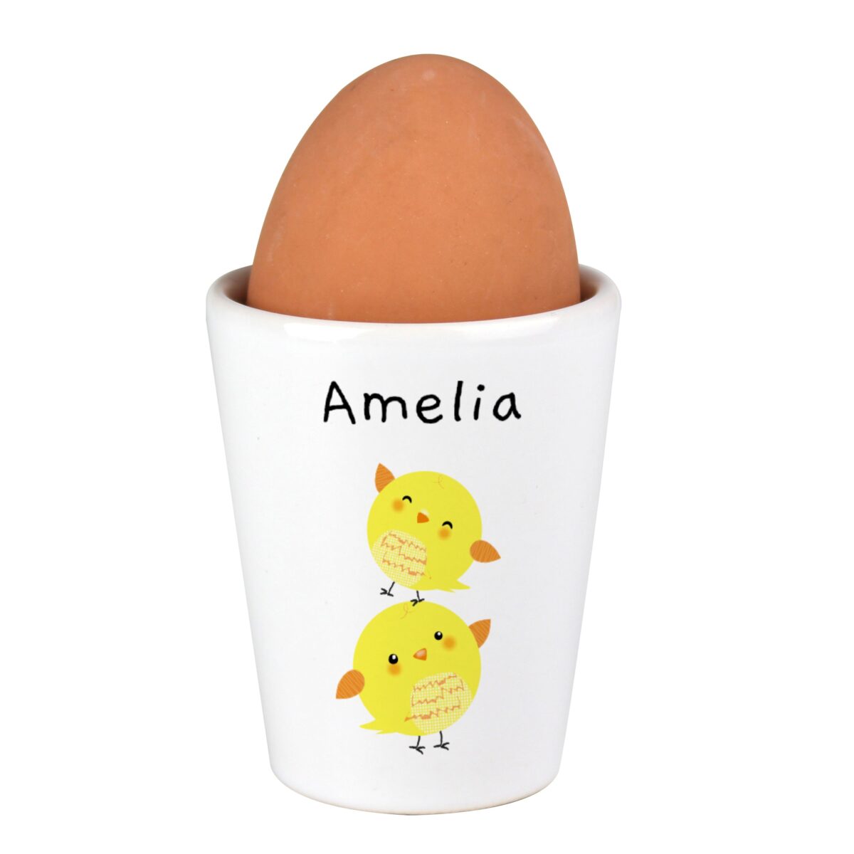 Personalised Easter Chicks Egg Cup: 3 - Egg Cups By Gift Moments