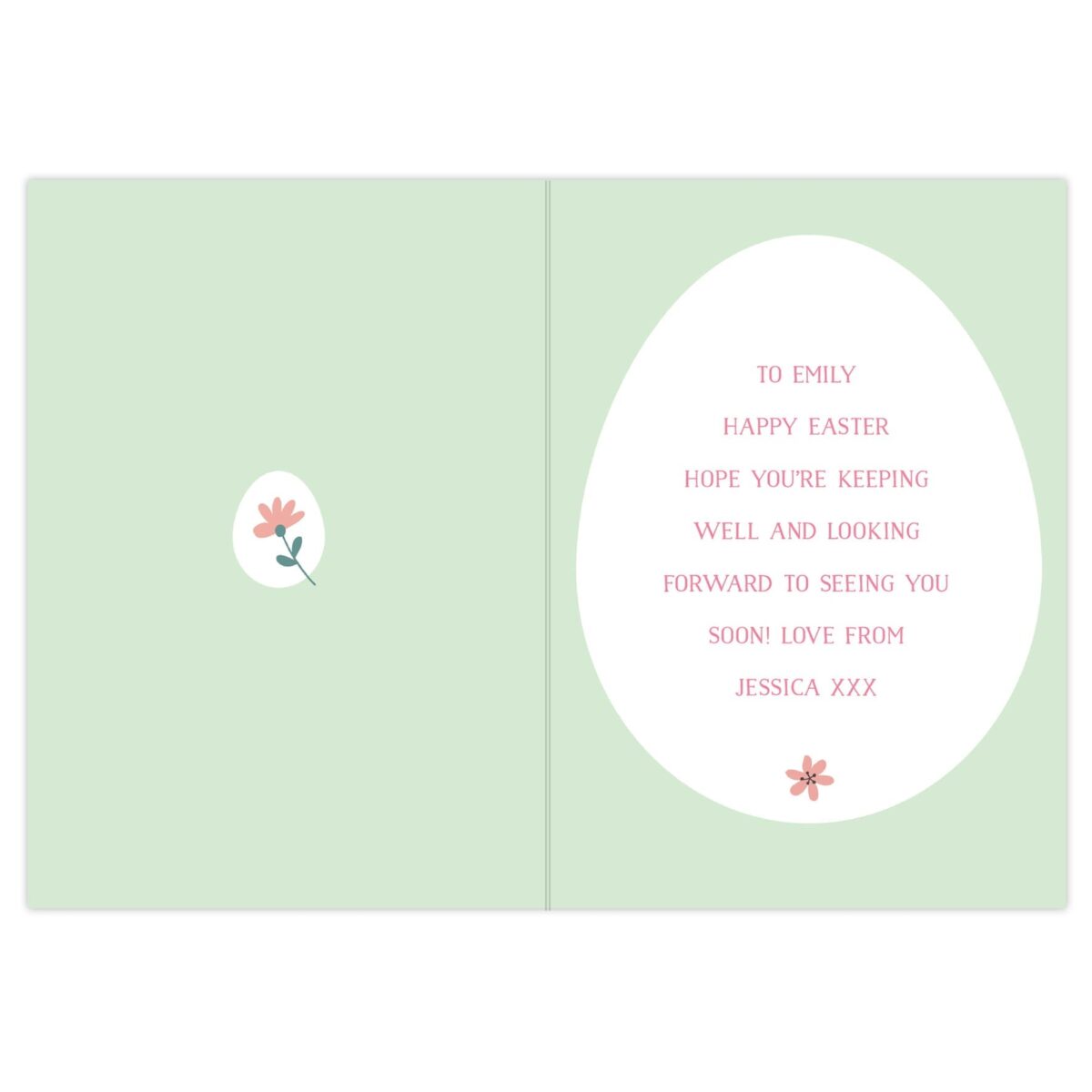 Personalised Easter Springtime Card: 3 - Greeting Cards By Gift Moments
