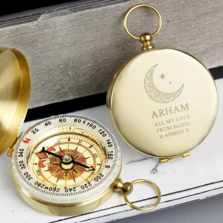 Personalised Eid and Ramadan Keepsake Compass: 4 - Compasses By Gift Moments