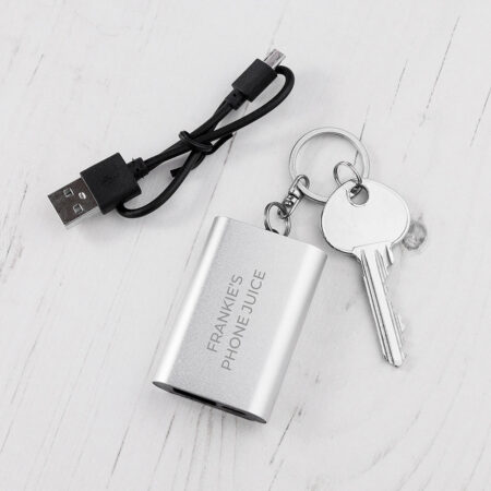Personalised Emergency Miniature Power Bank Keyring: 1 - Tech Accessories By Gift Moments